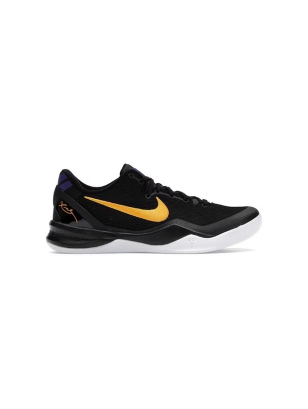 Size 9.5 Nike Kobe 8 Protro Lakers Away